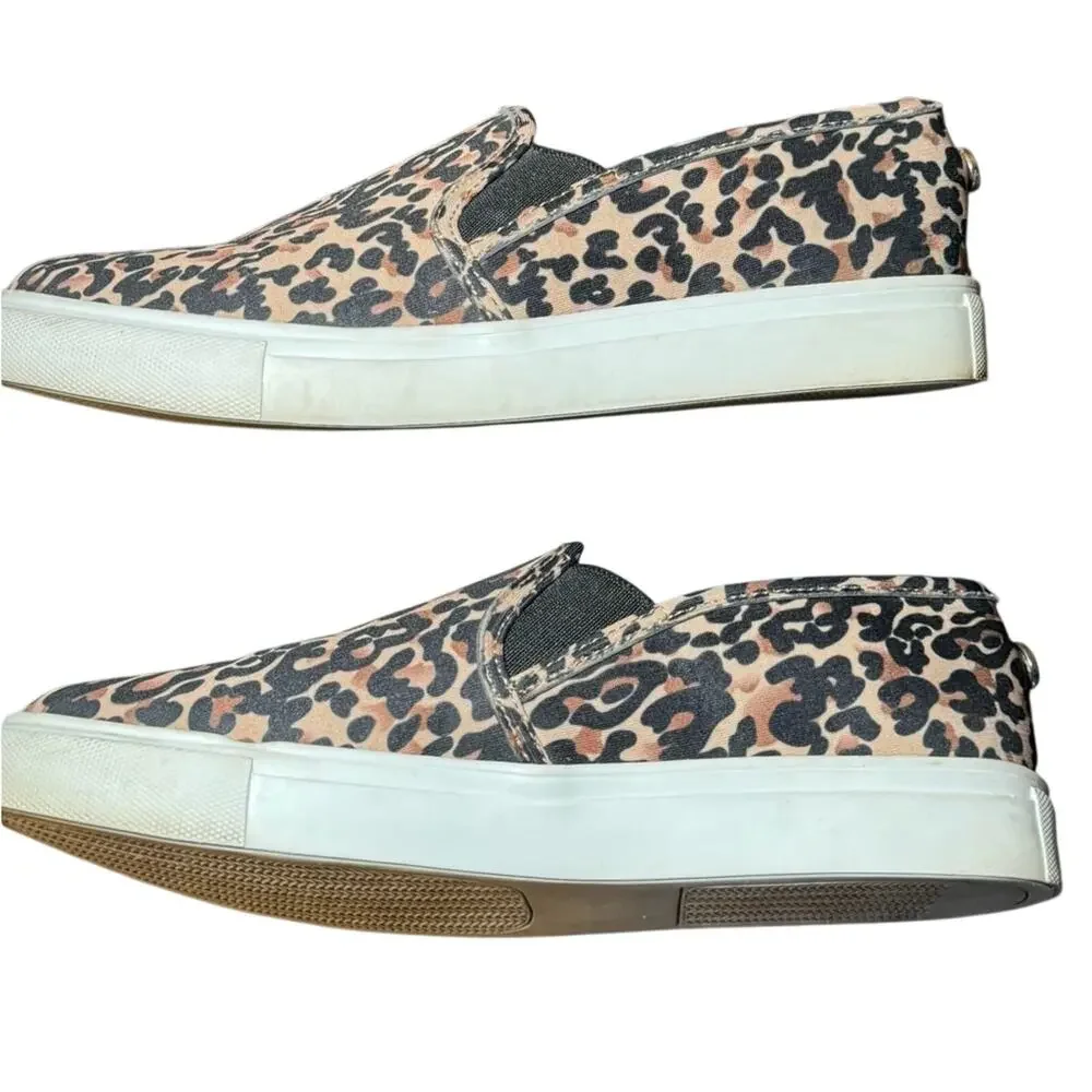 Steve Madden Symba Leopard Slip-On Sneakers Women’s 6.5